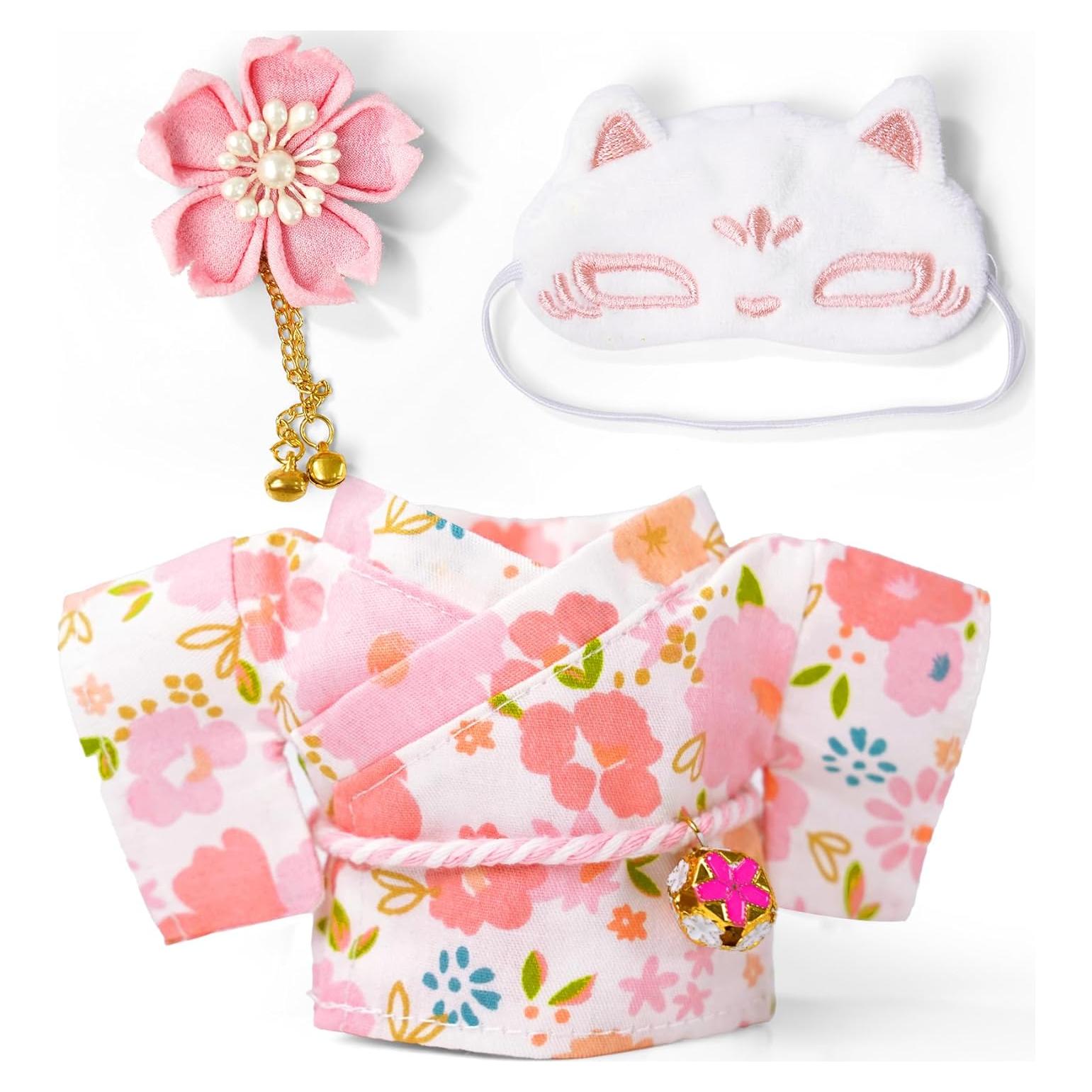 Conjunto de Kimono Rosa para Muñeca 17cm ARTST - Accesorios Kawaii