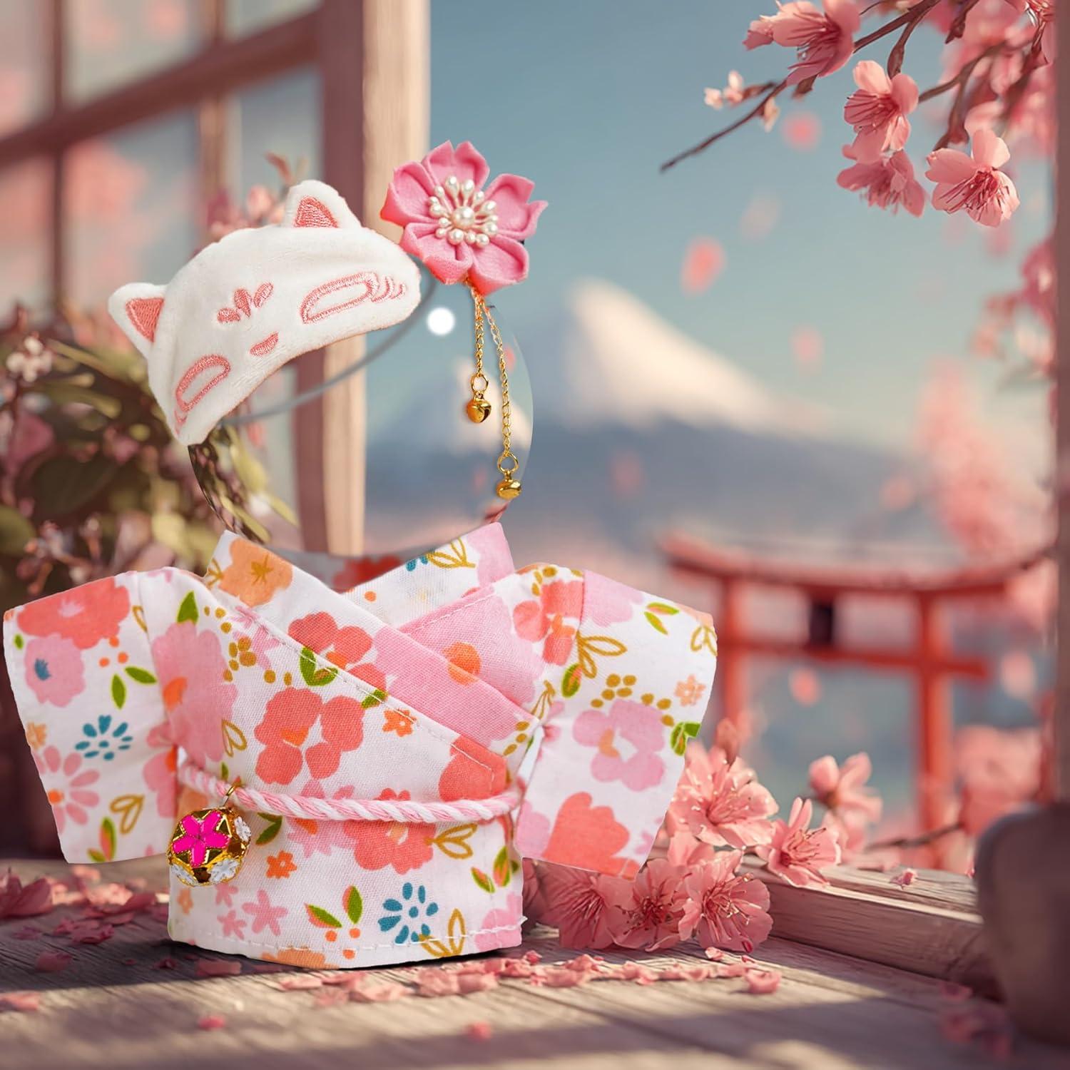 Conjunto de Kimono Rosa para Muñeca 17cm ARTST - Accesorios Kawaii