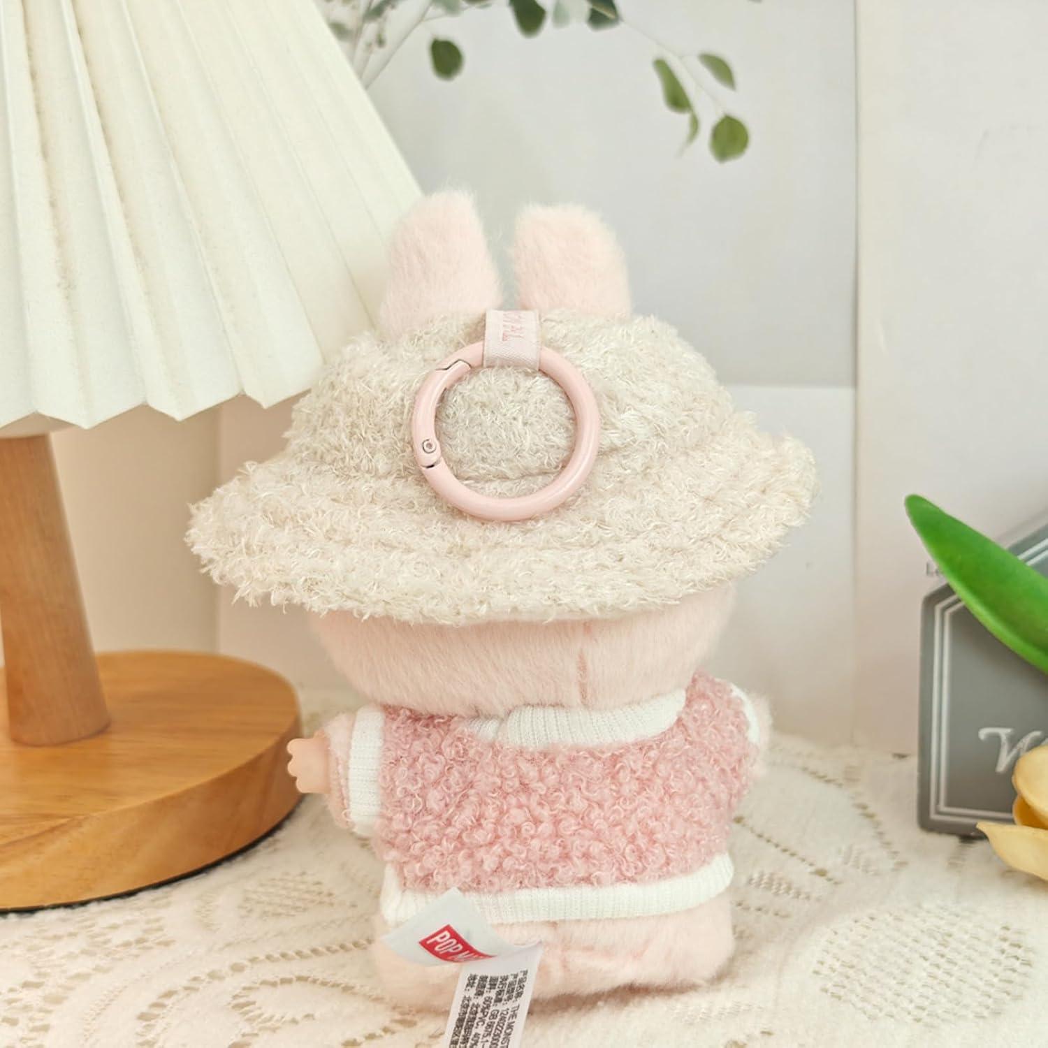 Conjunto de Ropa para Muñecas Labubu 17cm - 5 Piezas Rosa