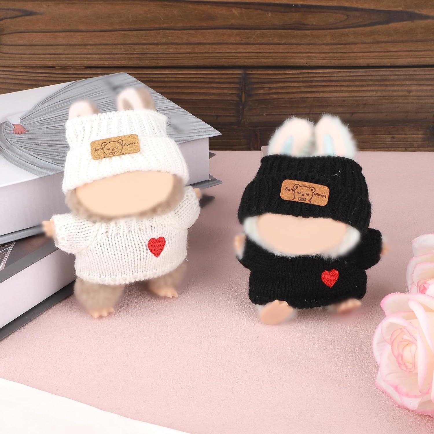 Conjunto de Ropa para Muñecas SAVITA - 2 Atuendos Blancos y Negros