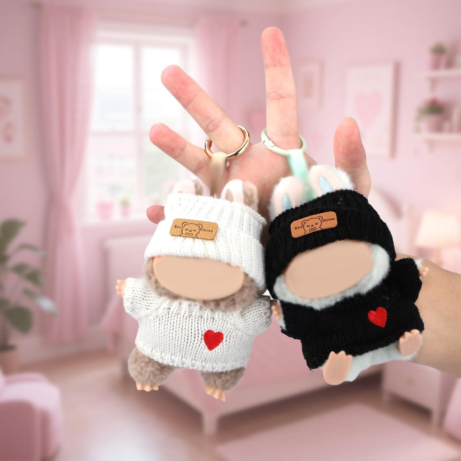 Conjunto de Ropa para Muñecas SAVITA - 2 Atuendos Blancos y Negros