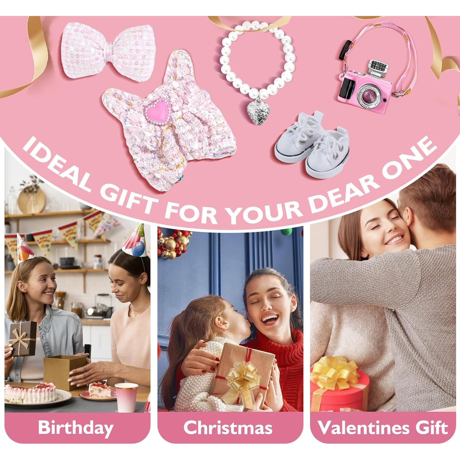 Conjunto de Ropa para Muñecas Labubu 17 cm - 5 Piezas