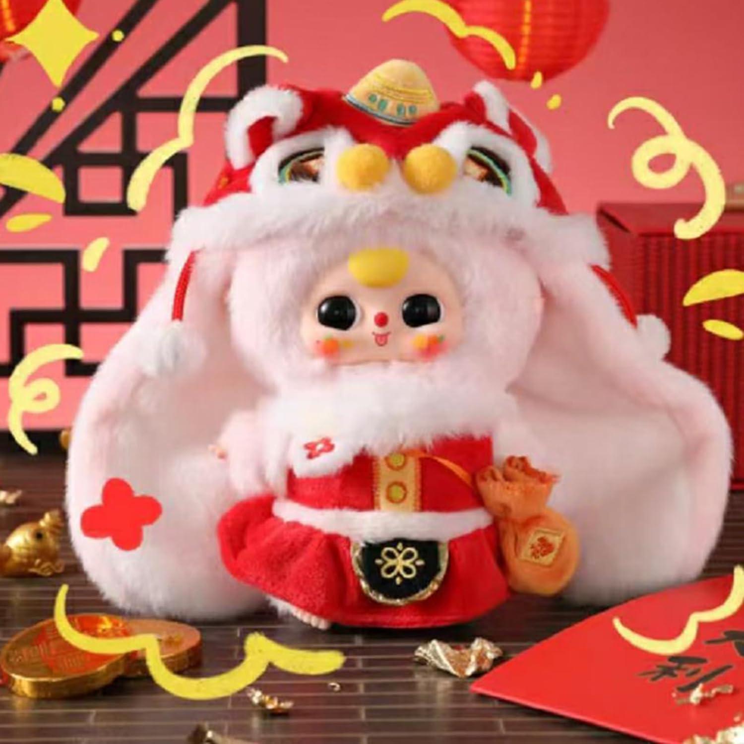 Muñeca de Felpa Baby Three New Year YuZhiUS 16.99x13cm