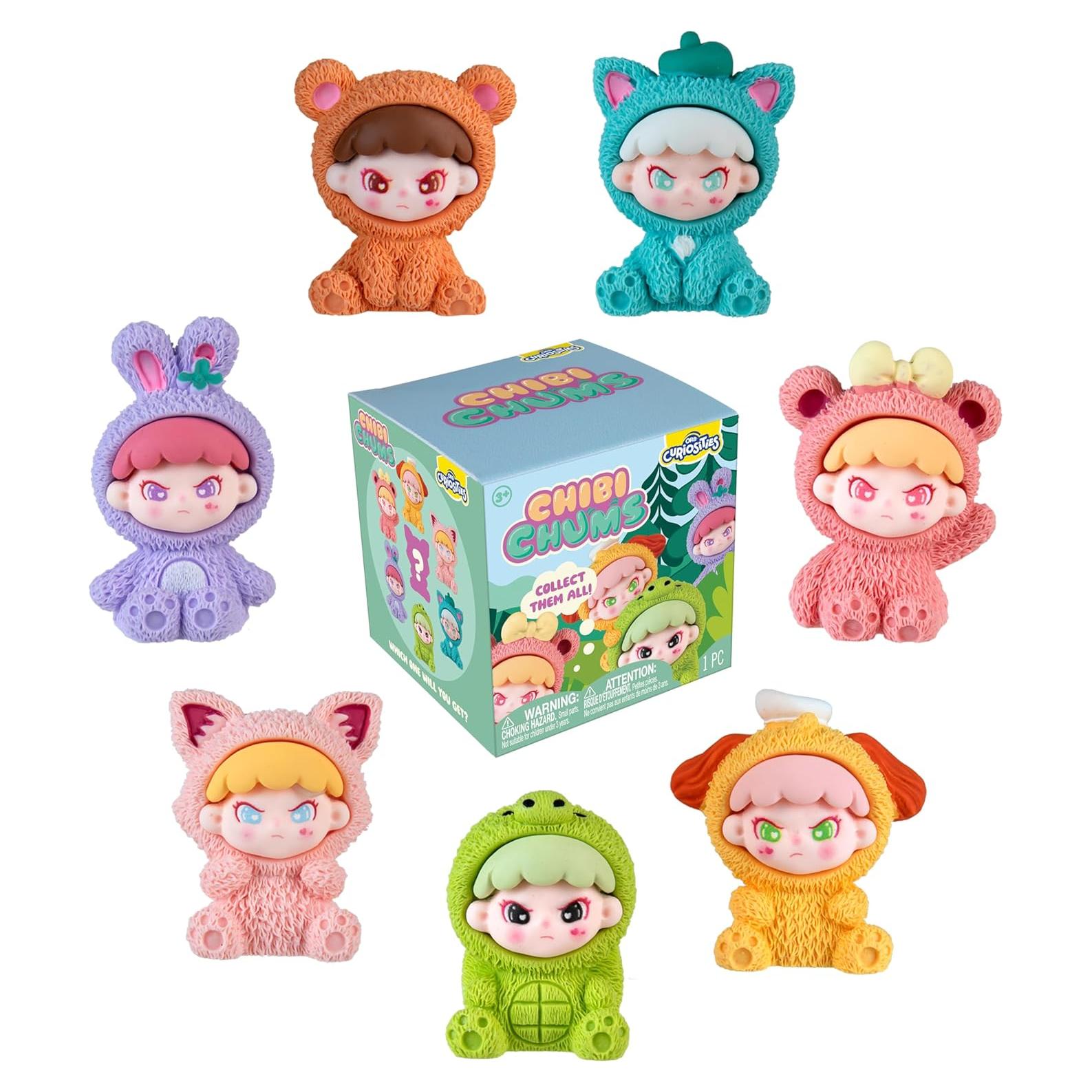 Caja Sorpresa 3 Figuras Chibi Chums ORB Toys - Muñecas Mini
