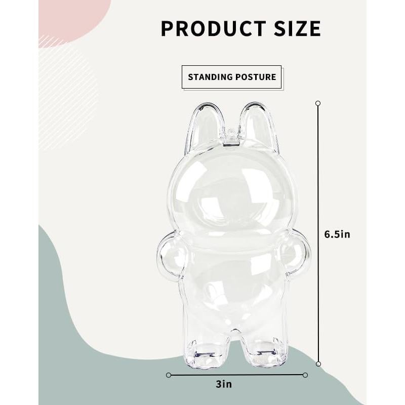 Funda Protectora LABUBU de Policarbonato 9.4x7.6x16.5cm