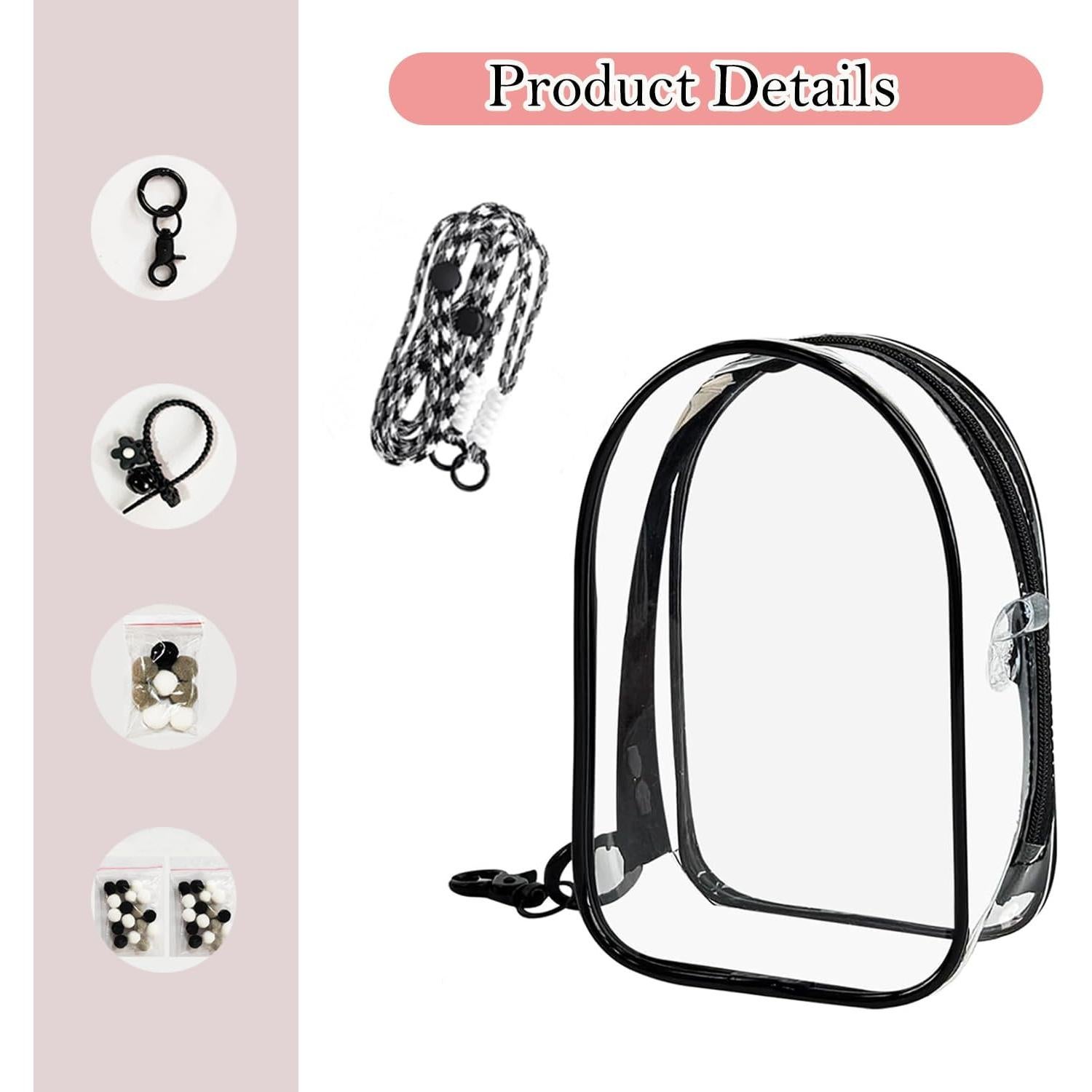 Funda de Exhibición Transparente ZOTUVA para Muñecas 18.3cm