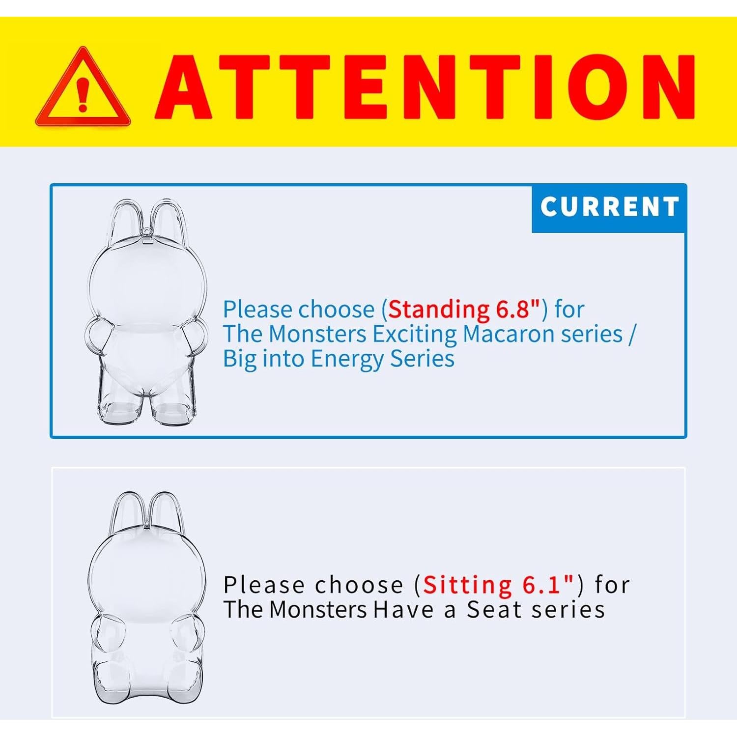 Funda Protectora Acrílica Bestoct para Muñeca 17.3 cm