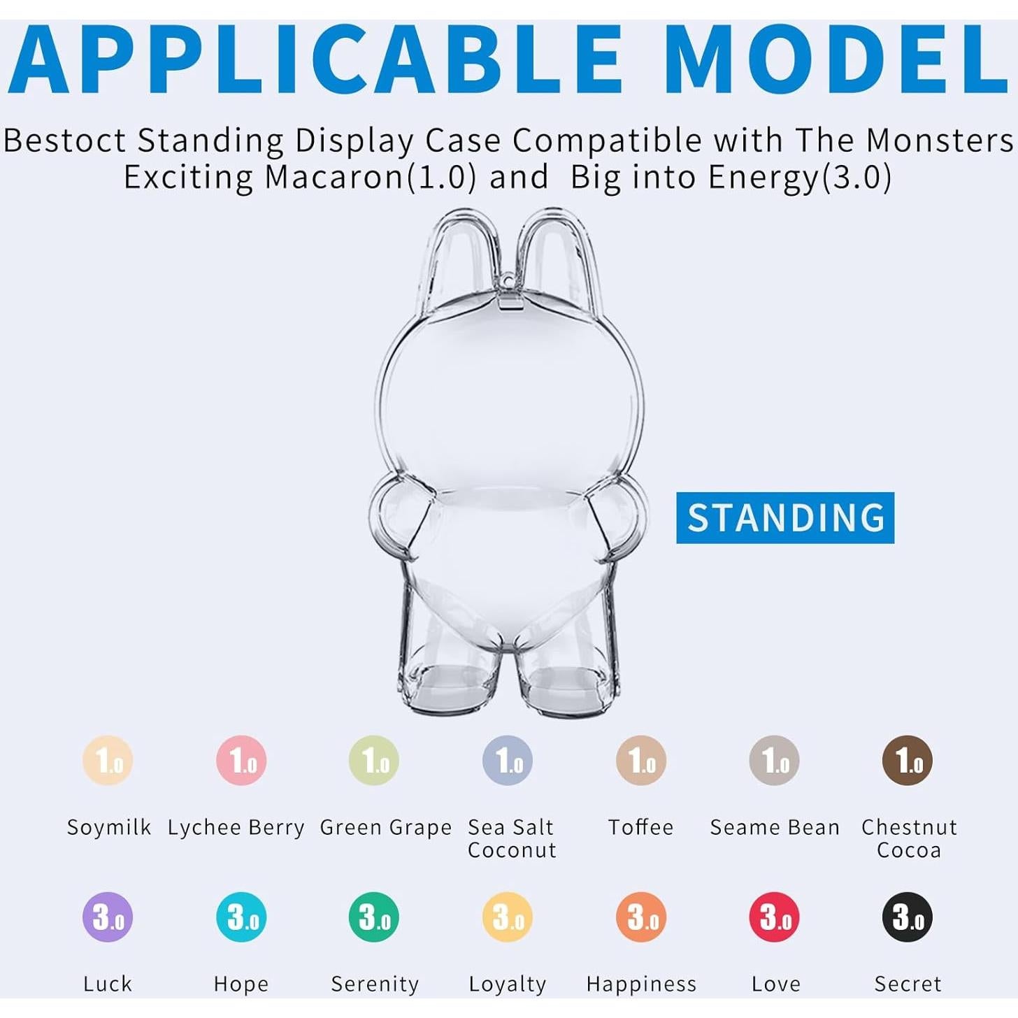 Funda Protectora Acrílica Bestoct para Muñeca 17.3 cm