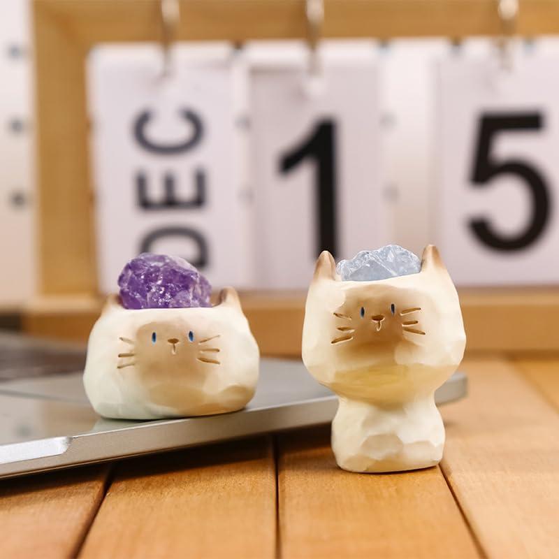 Caja Sorpresa Figuras Gato Cristal Diamante Bontoujour