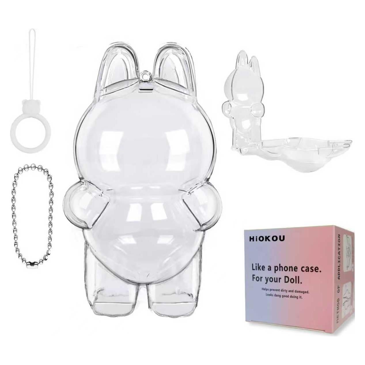 Funda Protectora Acrílica Labubu para Muñeca HiOKOU