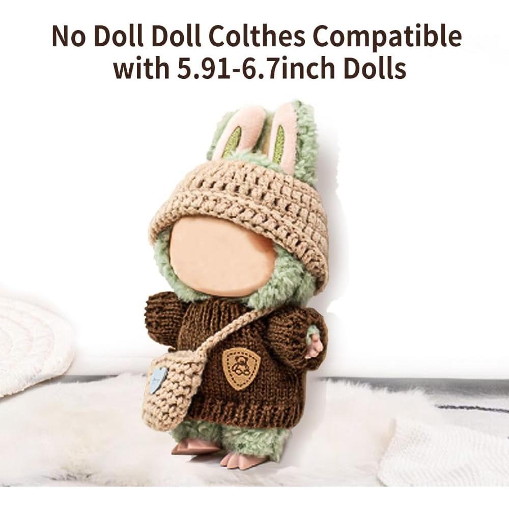 Conjunto de Ropa de Muñeca Hecho a Mano JIYUEDK 6 Piezas 17cm