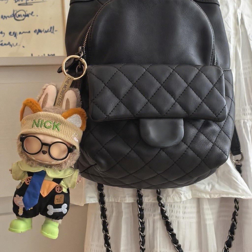 Ropa de muñeca Labubu - Conjunto zorro 6 piezas 17 cm