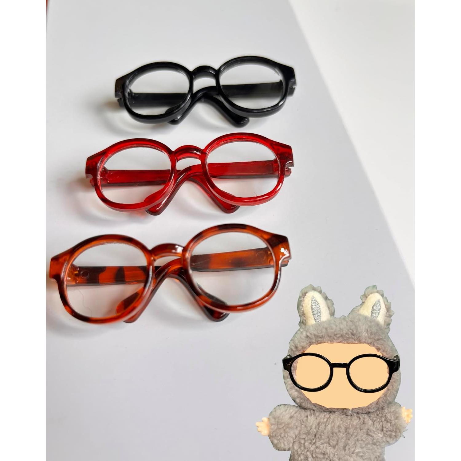 Gafas para Muñecas Lopau - 3 Piezas, 10-17 cm, 3 Colores