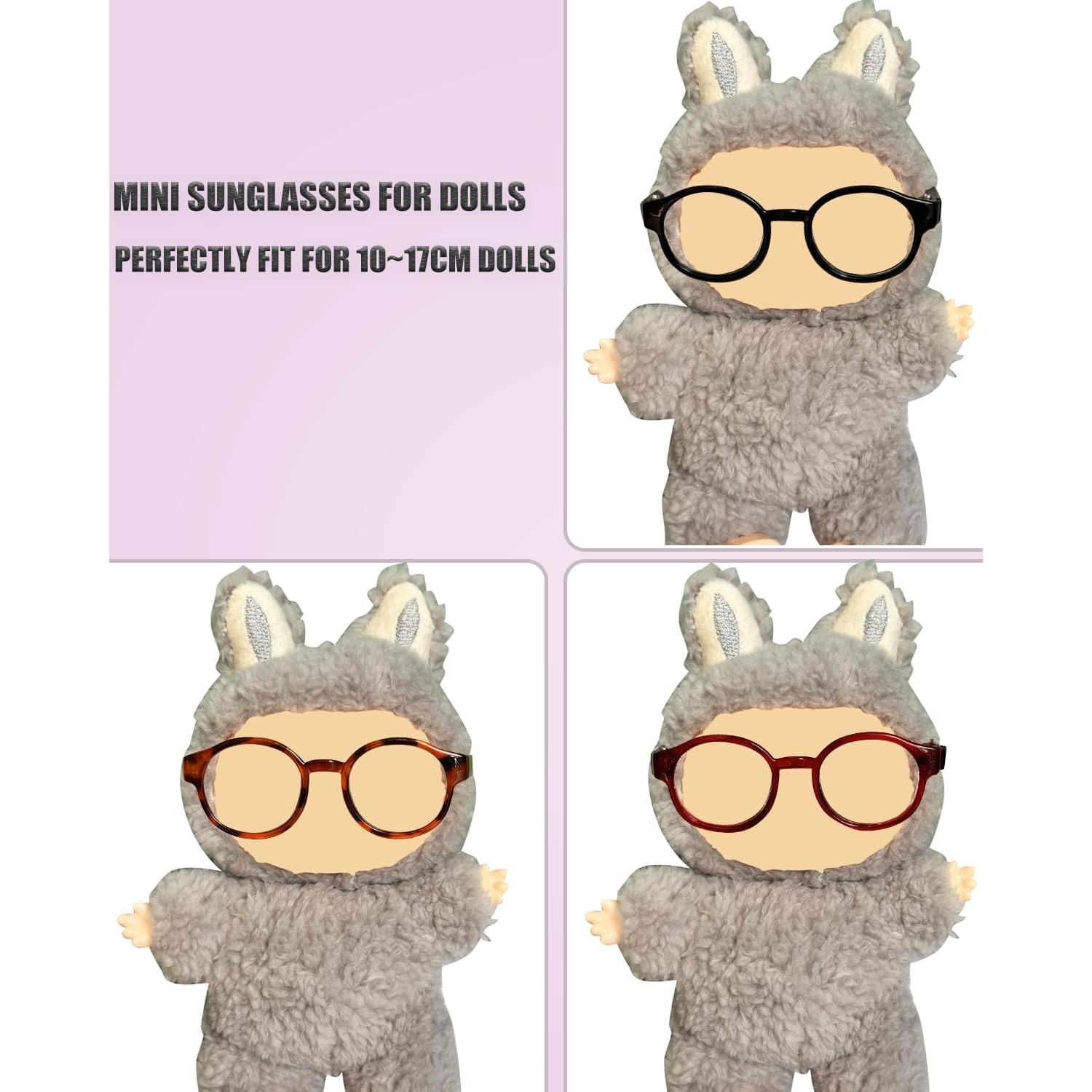 Gafas para Muñecas Lopau - 3 Piezas, 10-17 cm, 3 Colores