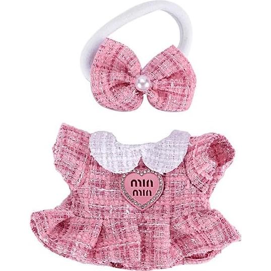 Conjunto de Ropa para Muñeca Labubu 17cm 2pack Rosa