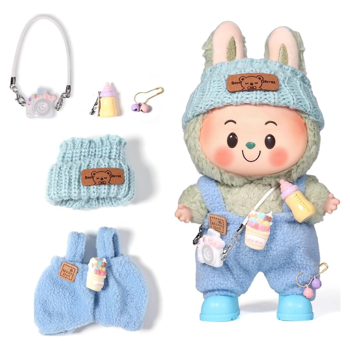 Conjunto de Ropa para Muñeca AICase 17cm - 3 Piezas con Sombrero