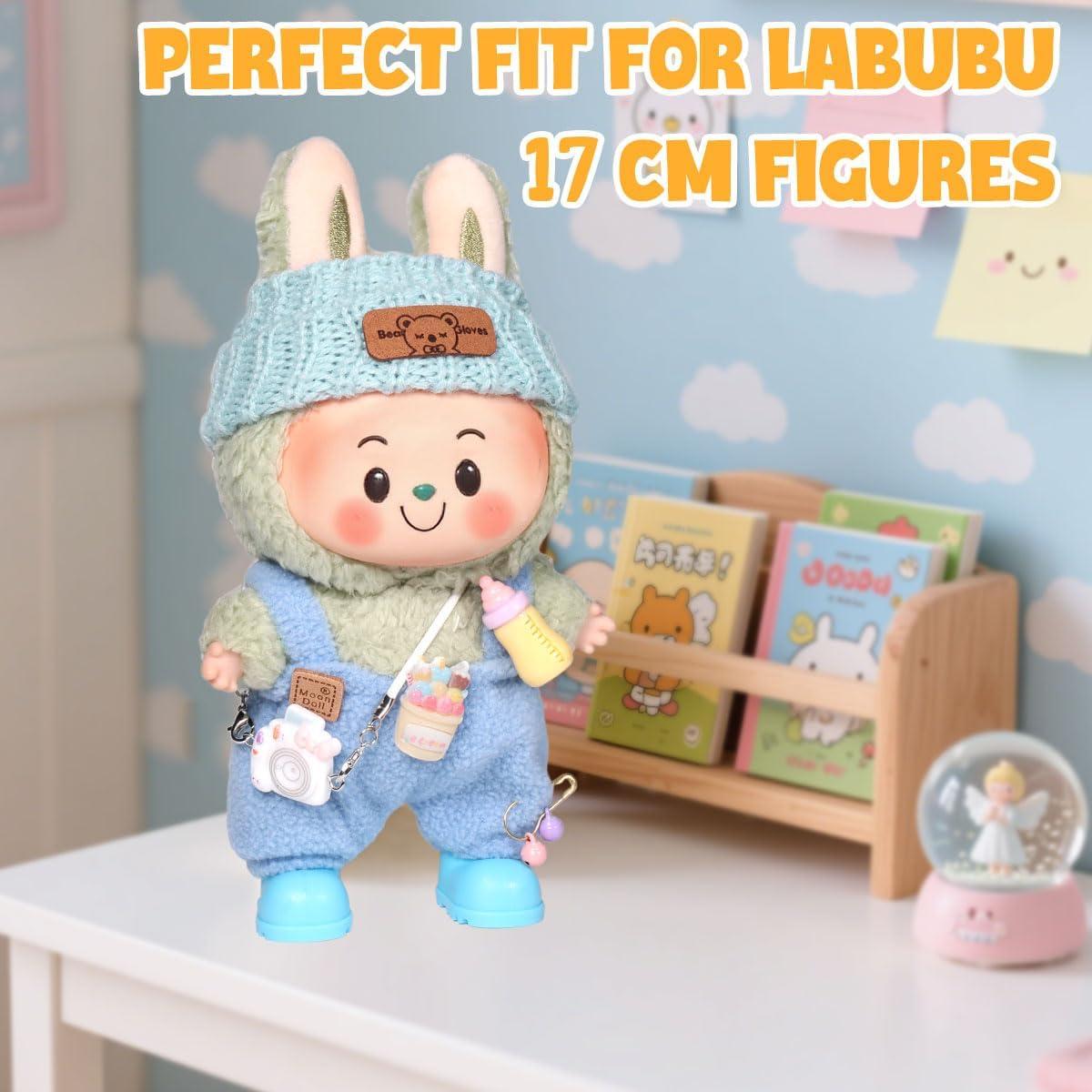 Conjunto de Ropa para Muñeca AICase 17cm - 3 Piezas con Sombrero