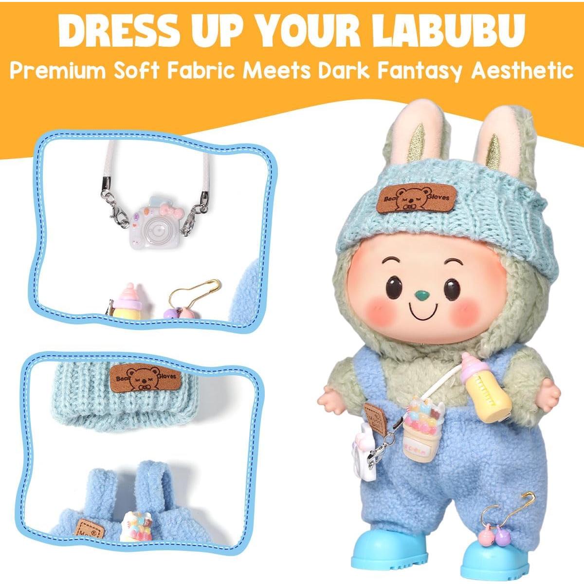 Conjunto de Ropa para Muñeca AICase 17cm - 3 Piezas con Sombrero