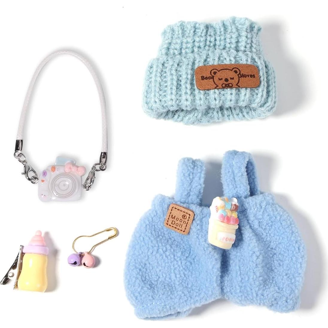 Conjunto de Ropa para Muñeca AICase 17cm - 3 Piezas con Sombrero