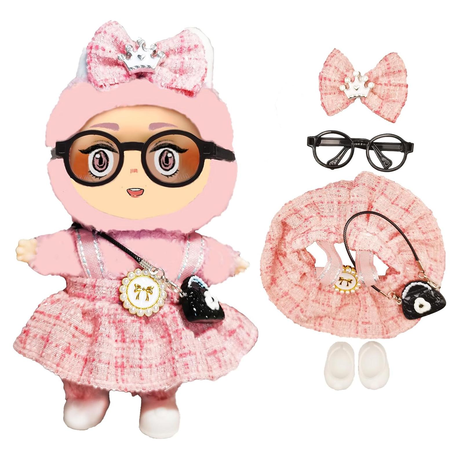 Conjunto de Ropa de Lujo para Muñeca LABUBU 17cm - 5 Piezas