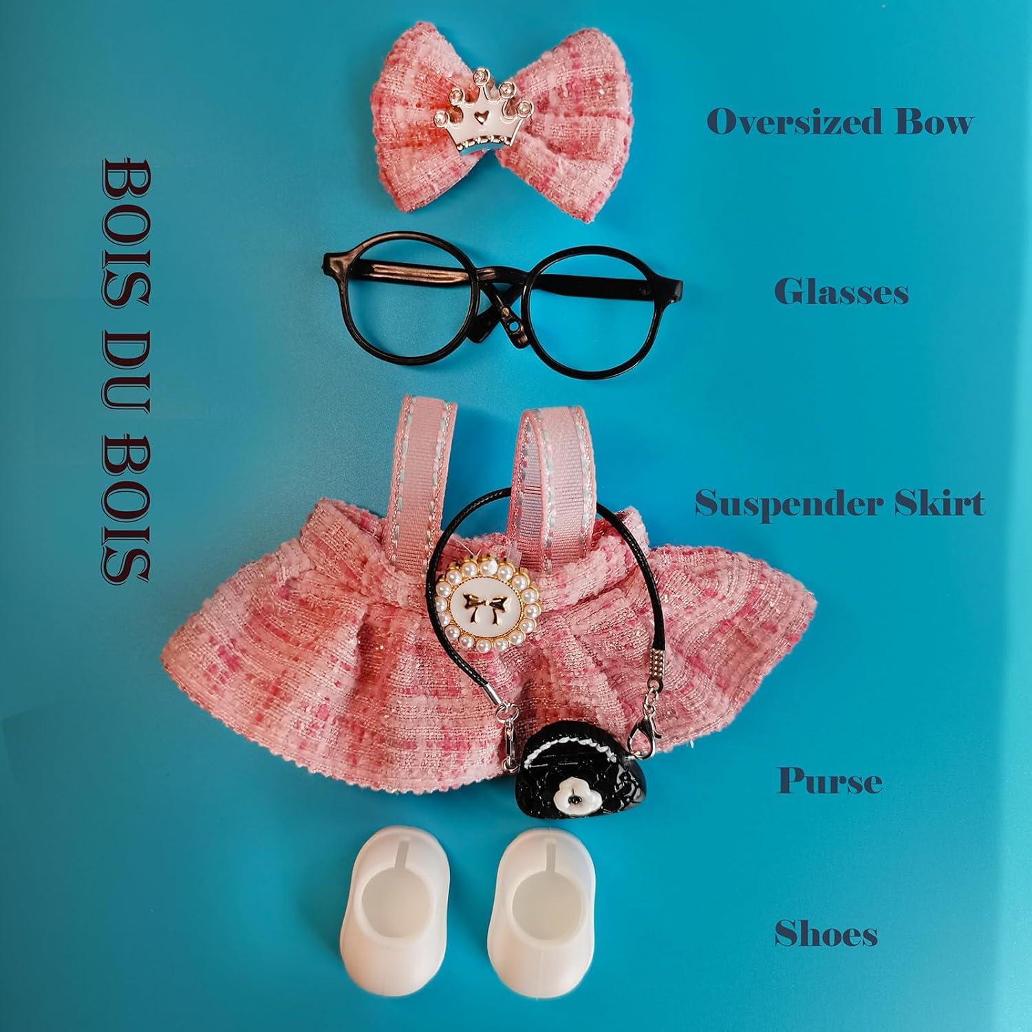 Conjunto de Ropa de Lujo para Muñeca LABUBU 17cm - 5 Piezas