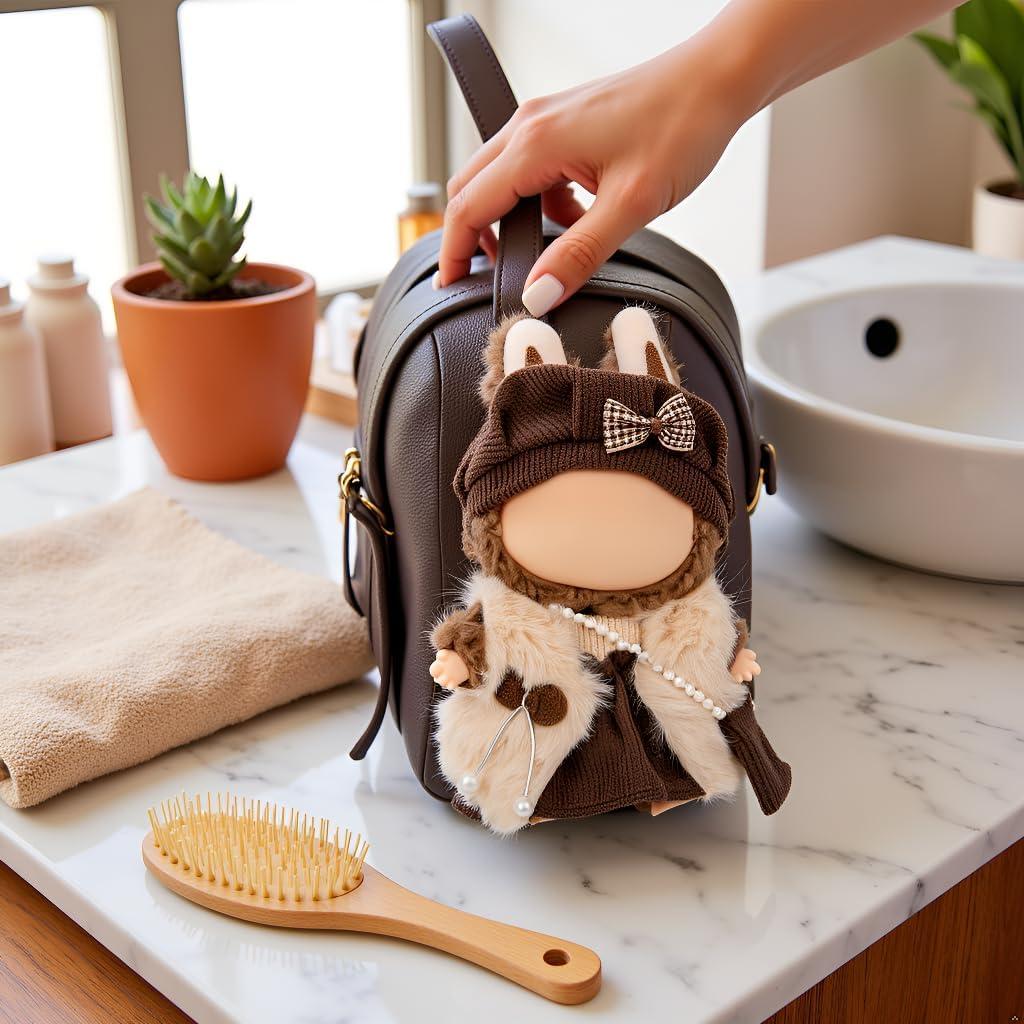 Ropa de muñeca VELBGER 17cm con accesorios premium 5 piezas