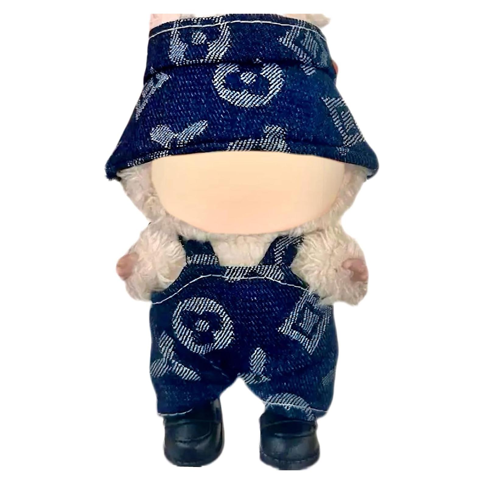 Conjunto de Ropa para Muñecas 17cm Gushijieju Overoles Azules