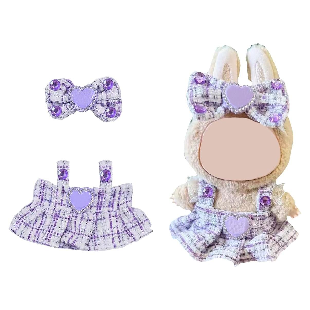 Conjunto de Ropa para Muñeca Herlax 17cm Púrpura 2 Piezas