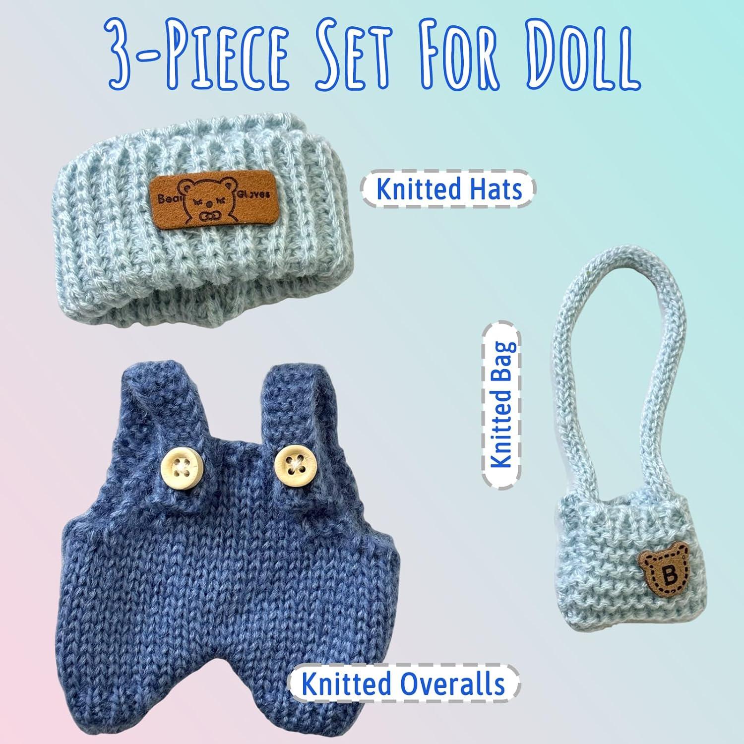 Conjunto de Ropa para Muñecas Wonotdi 17cm 3 Piezas Kawaii
