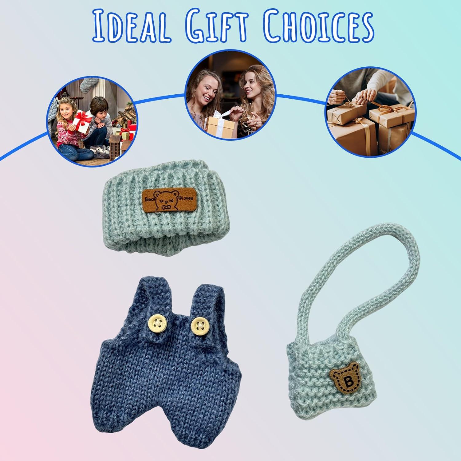 Conjunto de Ropa para Muñecas Wonotdi 17cm 3 Piezas Kawaii