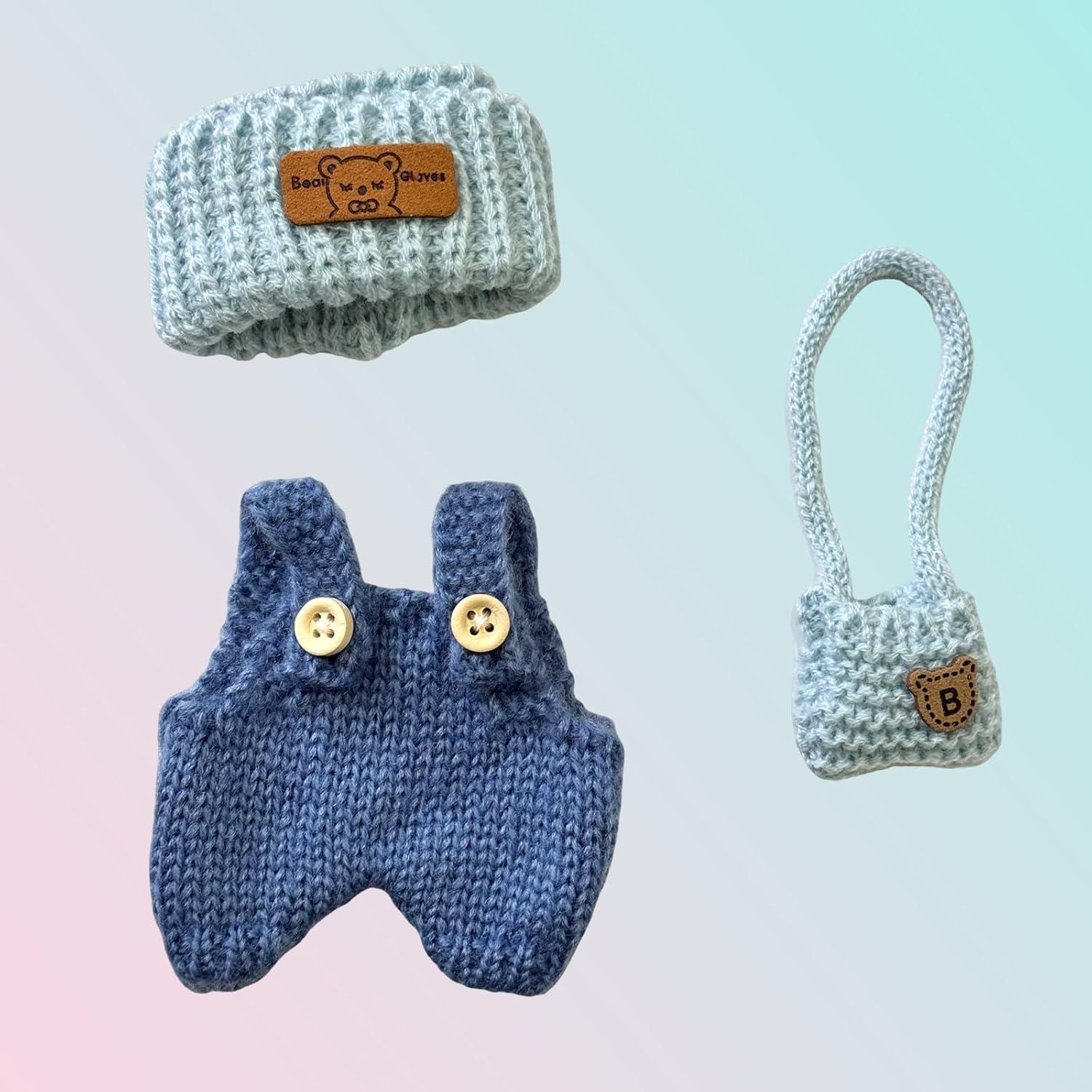 Conjunto de Ropa para Muñecas Wonotdi 17cm 3 Piezas Kawaii