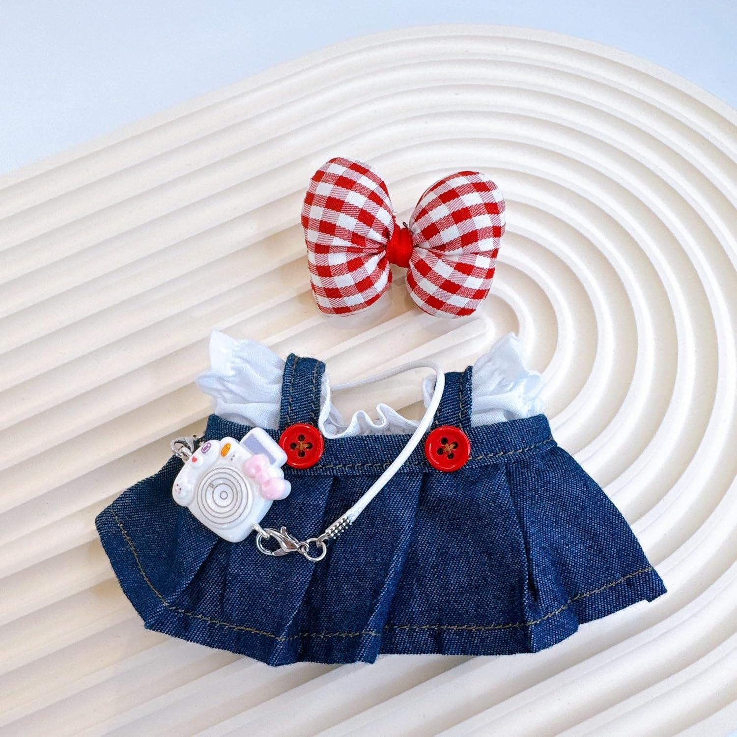 Conjunto de Ropa para Muñecas Anpilar 17cm 4 Piezas Mezclilla