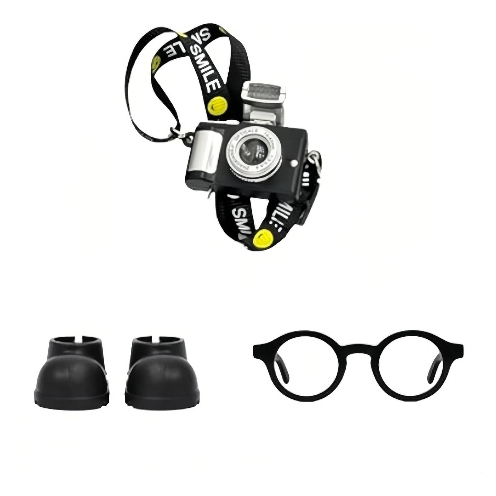 Conjunto de Accesorios de Moda para Muñeca 17cm VVQUI Negro