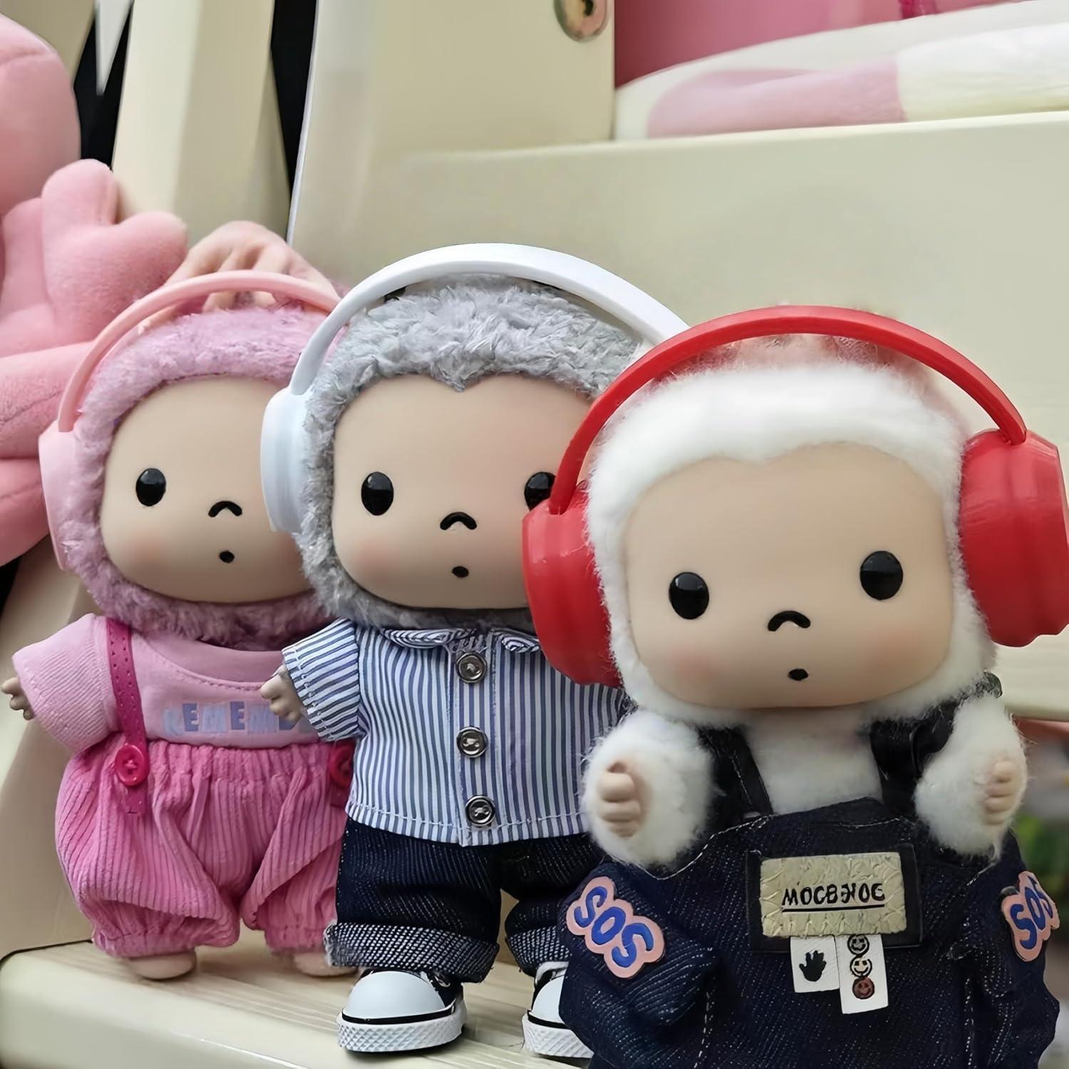 Auriculares para muñeca 17 cm Rewxxd color rojo