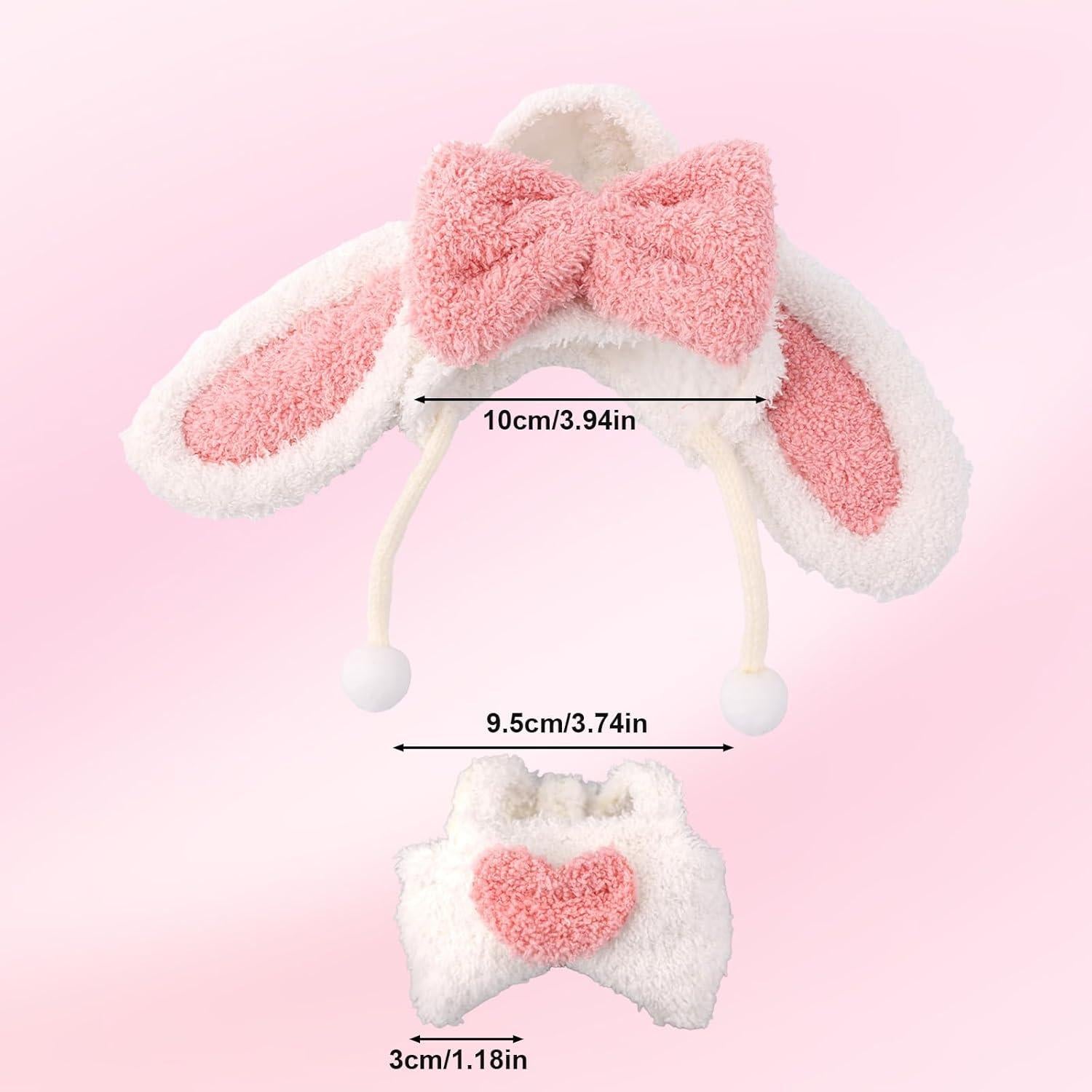 Conjunto de Ropa para Muñecas Tinoaly Conejito Rosa 17cm