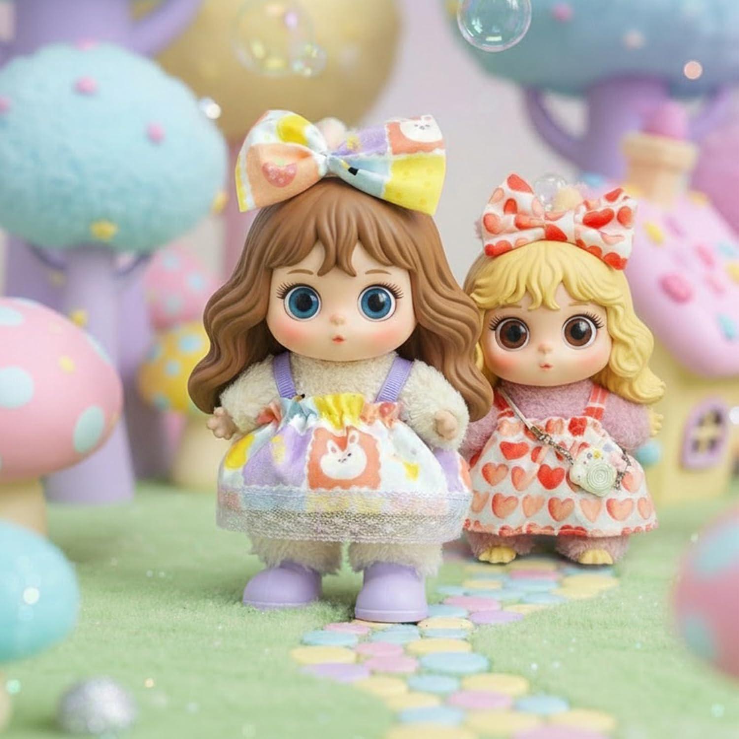 Ropa de Muñeca 5 en 1 Yibokeji para Figuras de 17 cm