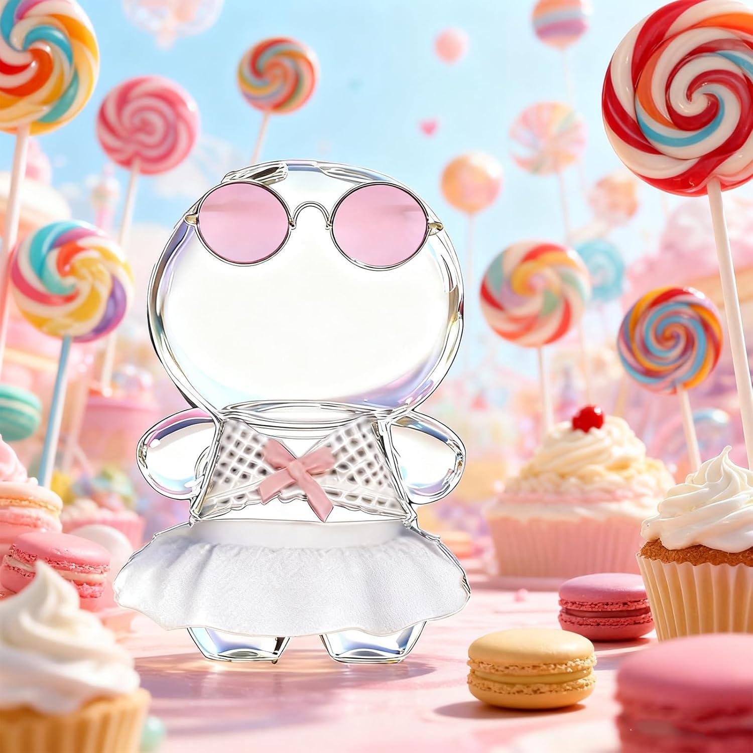 Conjunto de Traje de Baño Labubu 5 Piezas Rosa para Muñecas