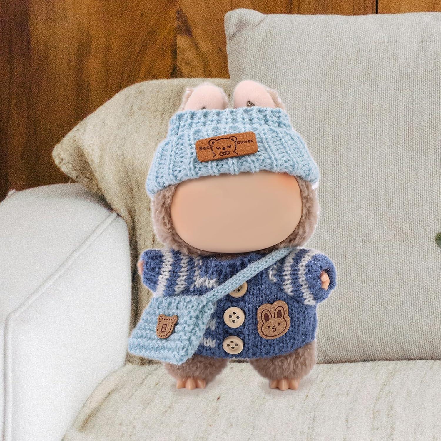 Conjunto de Ropa para Muñecas Lyreh 3 Piezas Azul 17cm