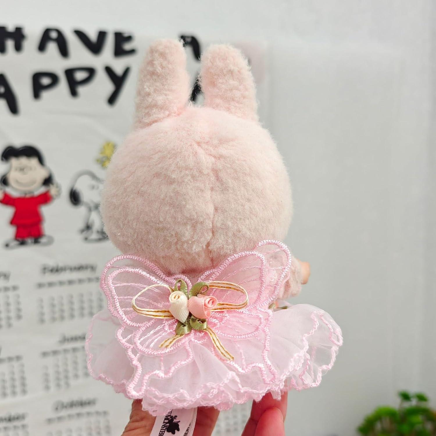 Conjunto de Ropa para Muñecas 15cm/17cm LB - Vestido Rosa con Accesorios