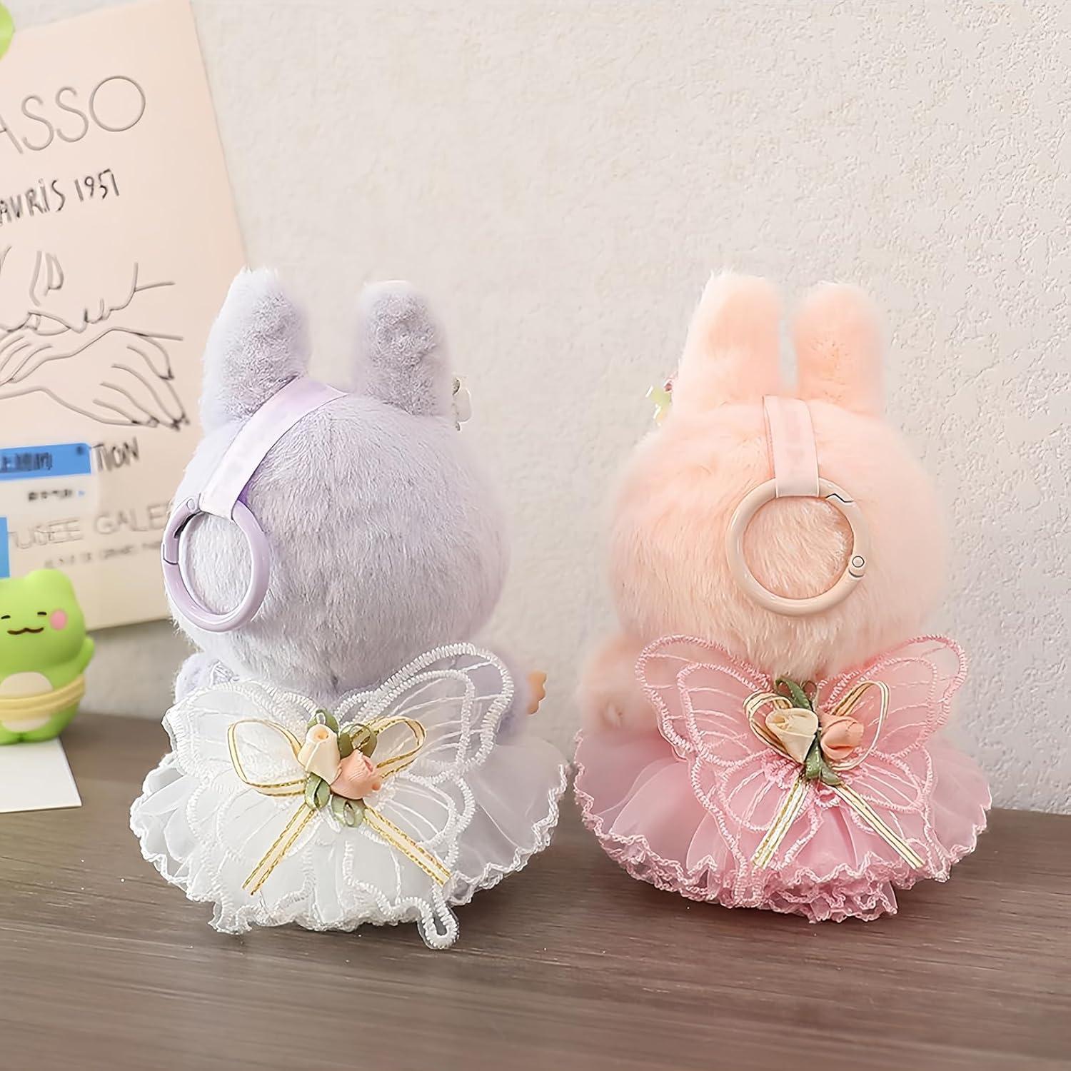 Conjunto de Ropa para Muñecas 15cm/17cm LB - Vestido Rosa con Accesorios