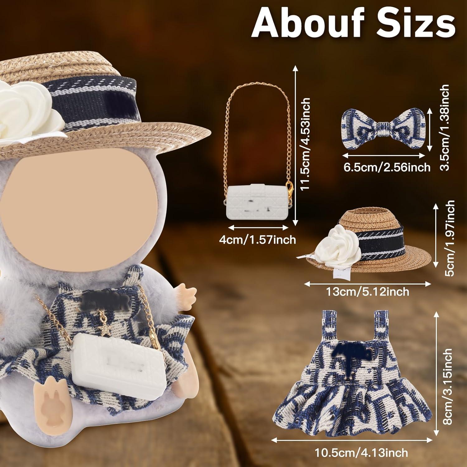 Conjunto de Ropa para Muñecas CiuZikGok Azul 15-17cm