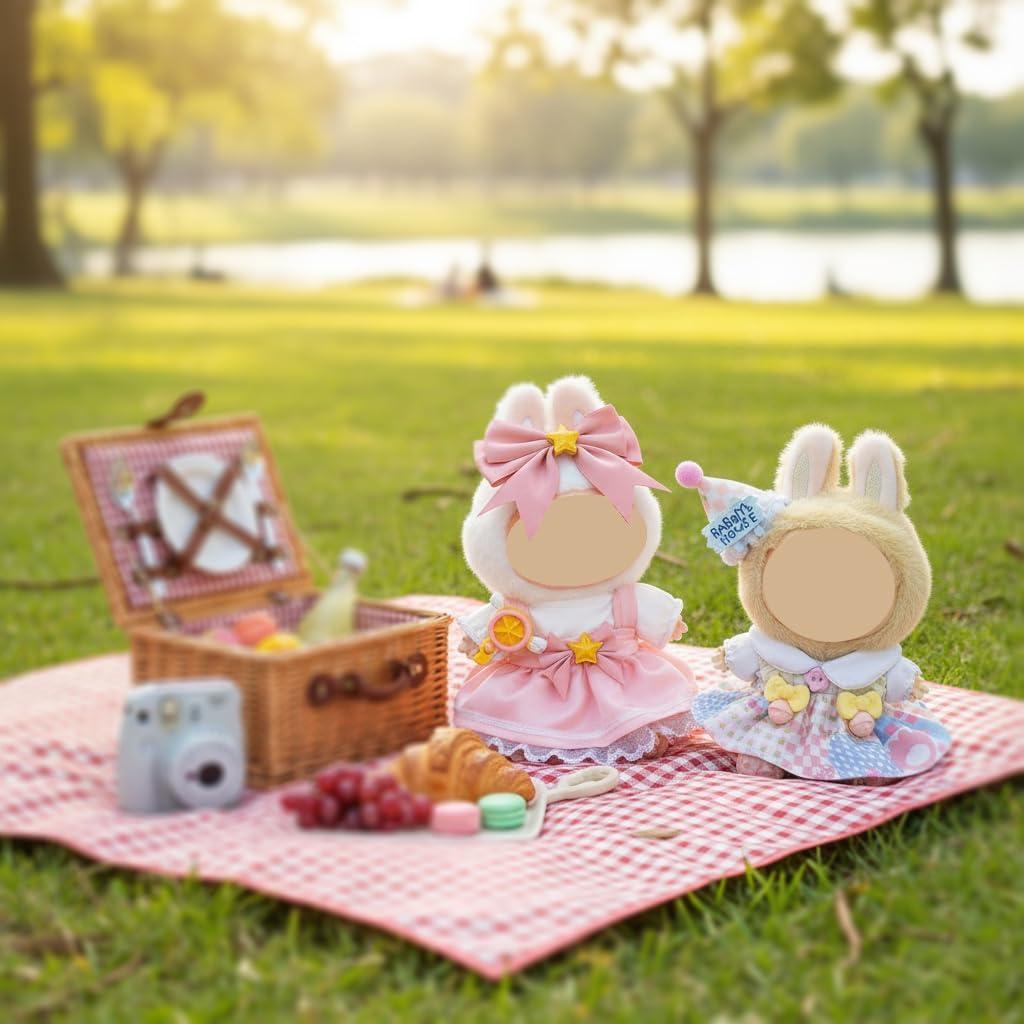 Ropa para muñecas 17cm iLEXFLY Kawaii Chic 2 Set Rosa