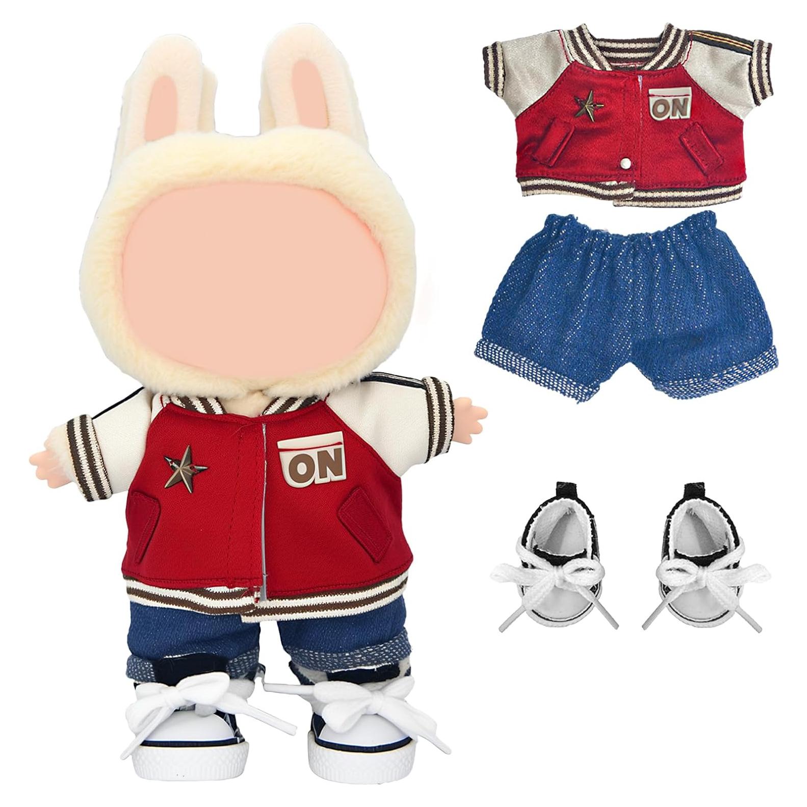 Conjunto de Ropa para Muñeca Coruja 3 Piezas 17cm Deportivo