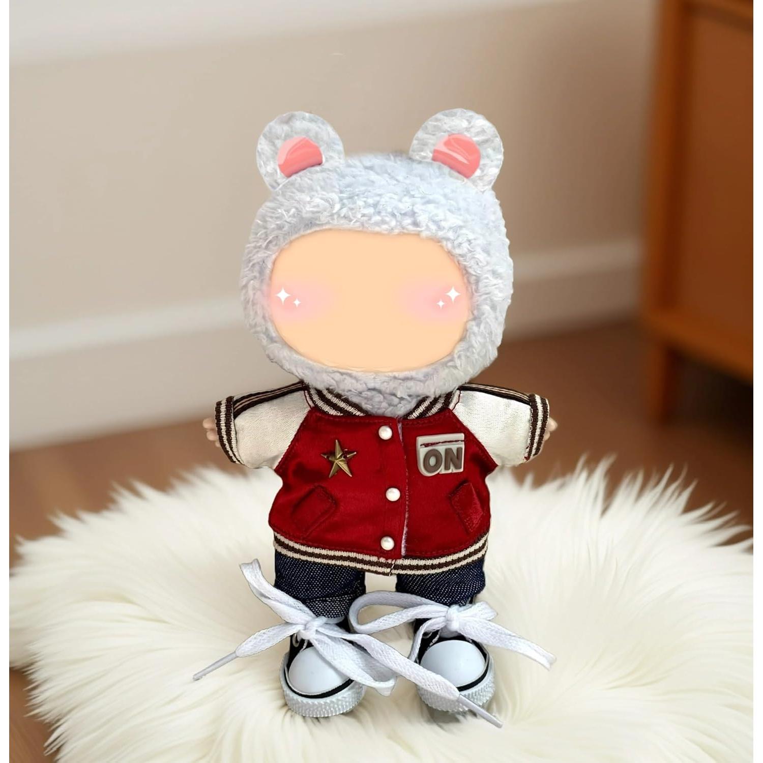 Conjunto de Ropa para Muñeca Coruja 3 Piezas 17cm Deportivo