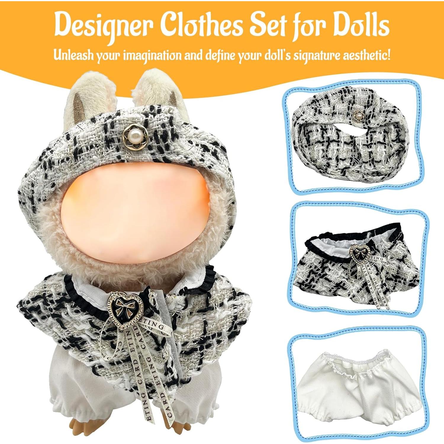 Conjunto de Ropa para Muñecas Lbb 17 cm - Estilo Diseñador