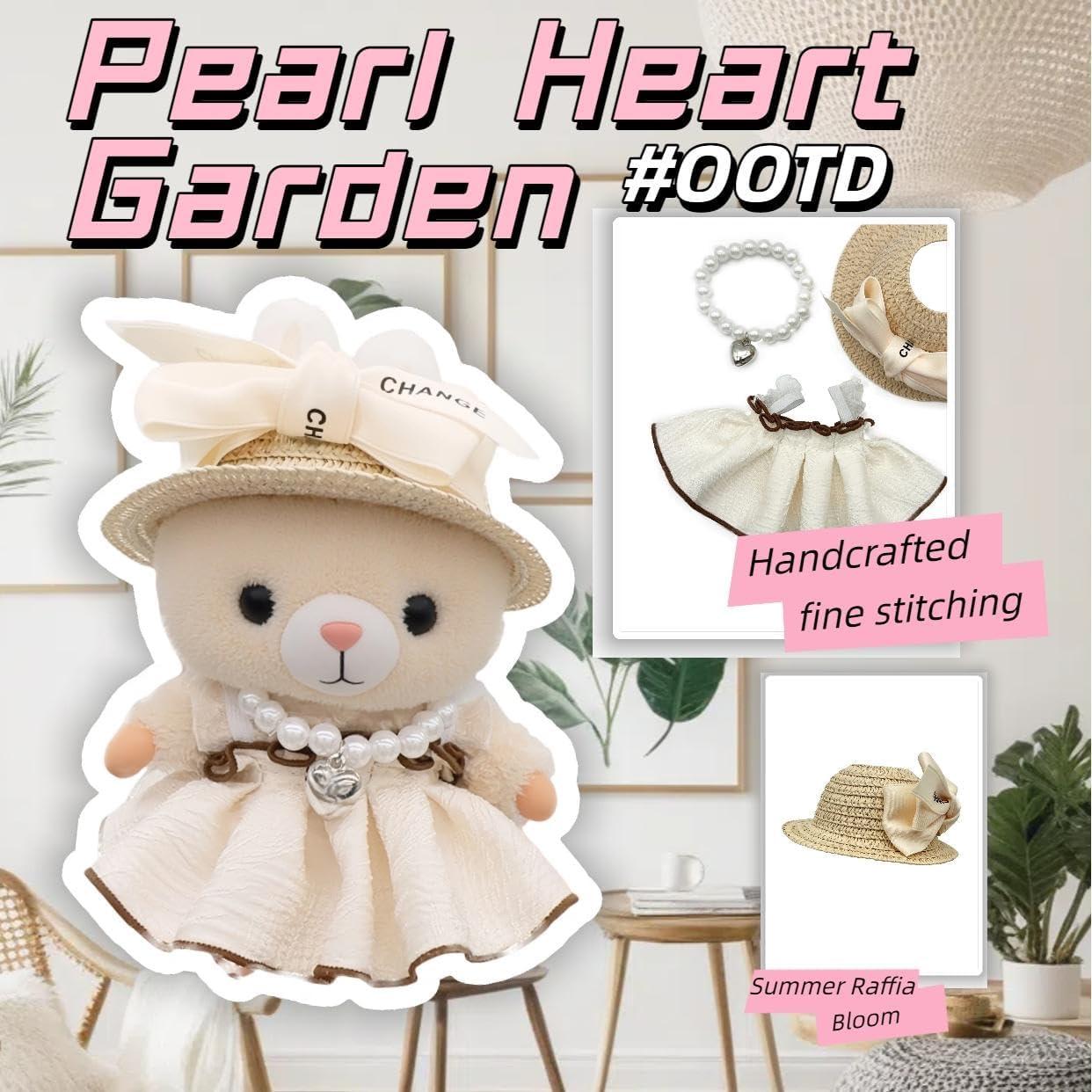 Conjunto de Ropa para Muñecas 17cm Rewxxd Corazón en Flor