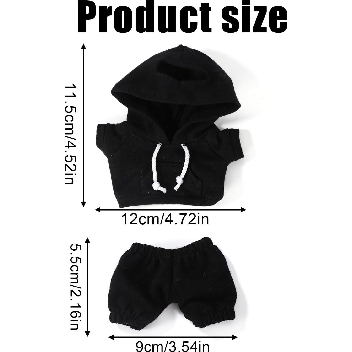 Conjunto de Sudadera para Muñeca Lyreh - Color Negro