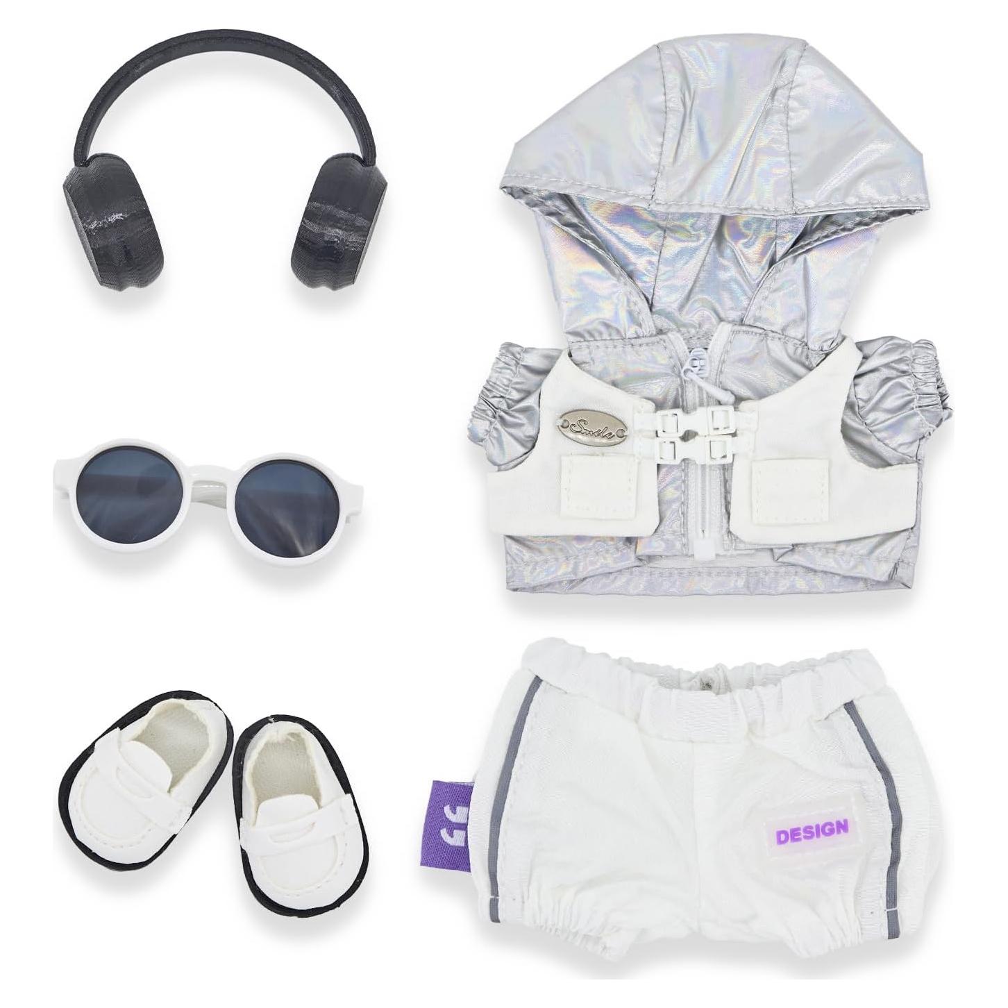 Conjunto de Ropa para Muñecas HUEHUG 5 Piezas 17cm Negro