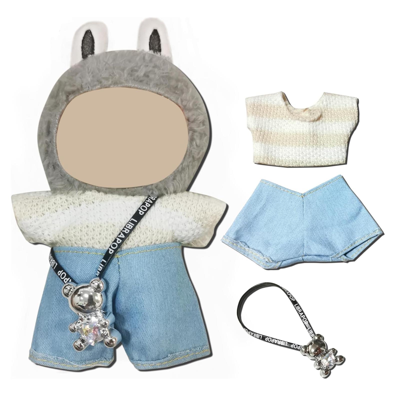 Ropa de muñeca UCAI 17cm Azul y Blanco - Accesorios únicos