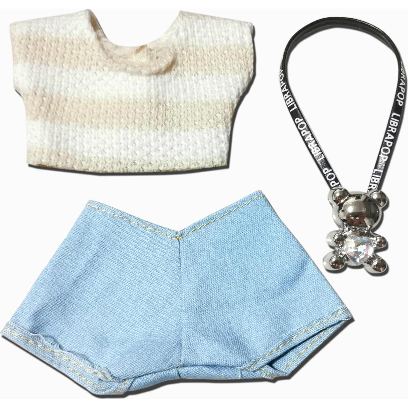 Ropa de muñeca UCAI 17cm Azul y Blanco - Accesorios únicos